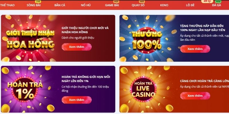 Quy định chung khi nhận thưởng hoàn trả hằng ngày